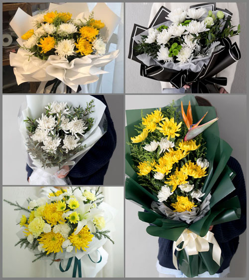 广东揭阳市普宁市赤岗镇双枝山村白事花束代送